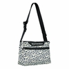 Marimekko Unikko Cream / Dark Blue Small Neat Crossbody Shoulder Bag