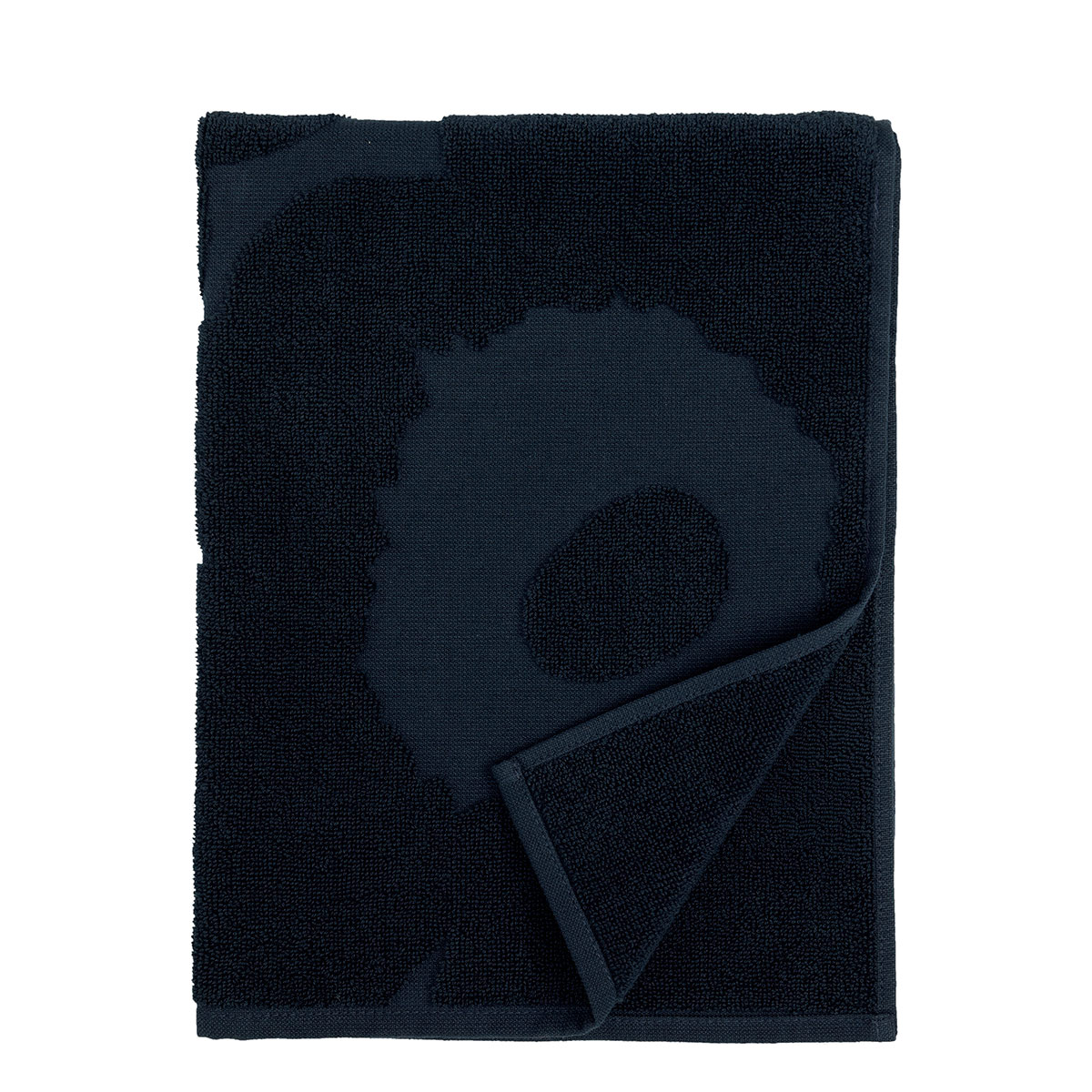 Marimekko Unikko Dark Blue Hand Towel Marimekko Sale