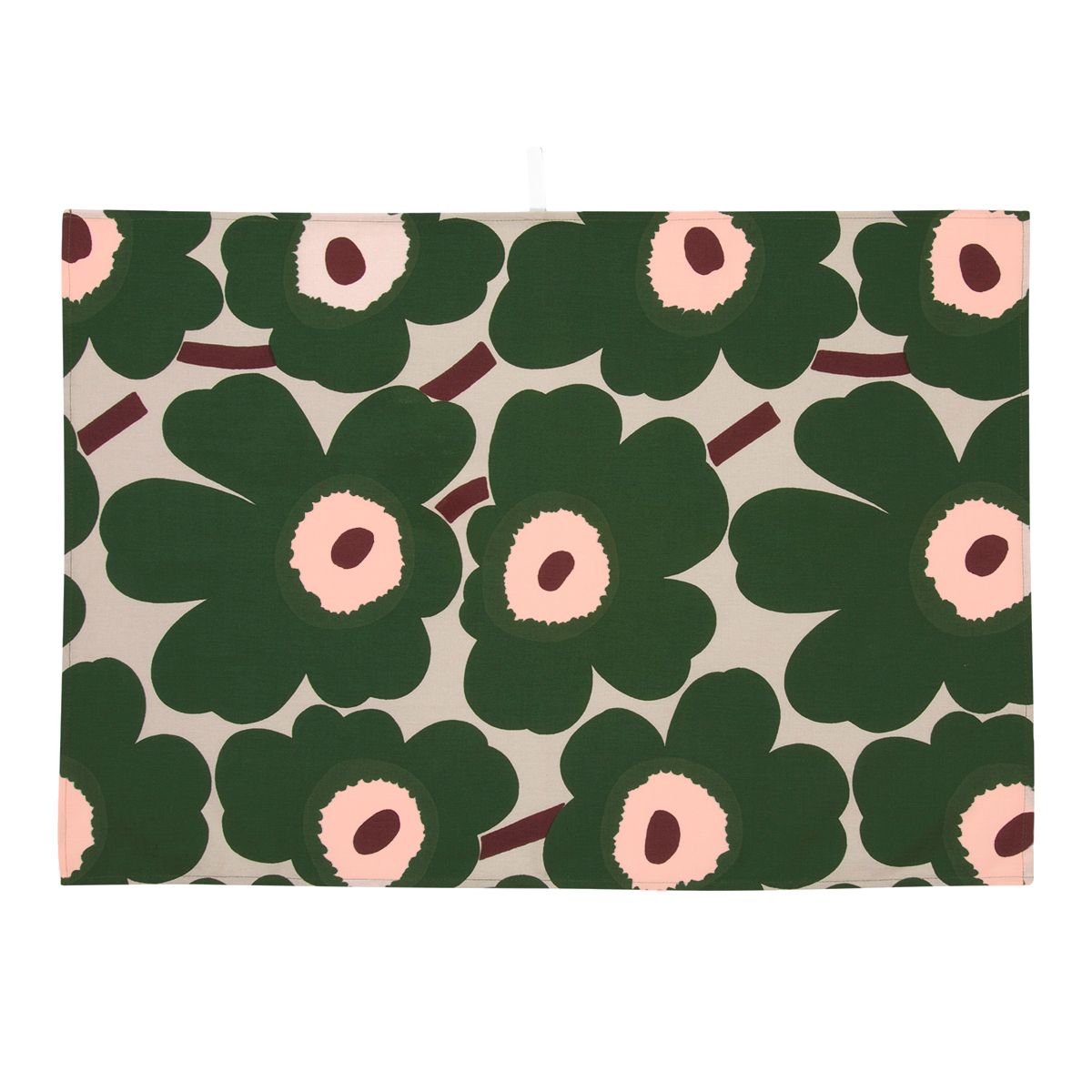 Marimekko Unikko Beige / Green / Pink Acryliccoated Placemat Placemats