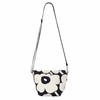 Marimekko Unikko Off White / Black Mono Mini Crossbody Bag