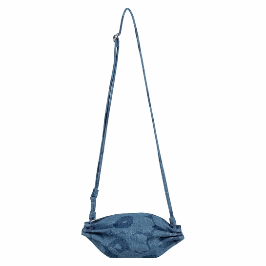 Marimekko Unikko Pikku Karla Denim Shoulder Bag