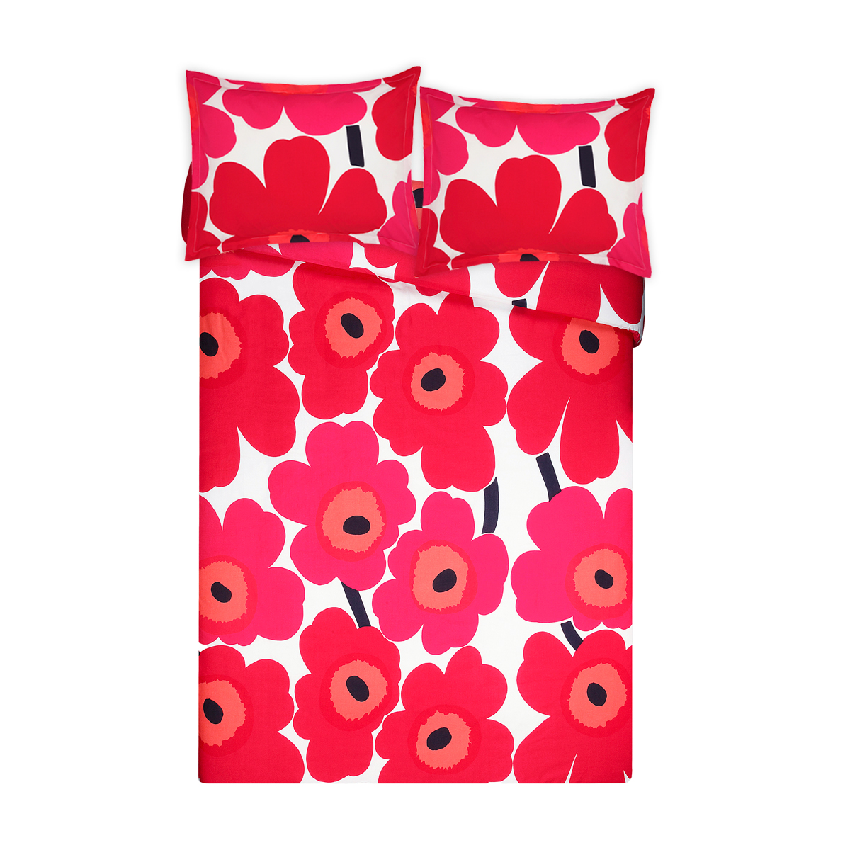 Marimekko Unikko Red Full / Queen Duvet Cover Set Great Gifts under 200