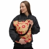Marimekko Unikko Red / Light Brown Medium Neat Crossbody Shoulder Bag