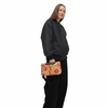 Marimekko Unikko Red / Light Brown Small Neat Crossbody Shoulder Bag