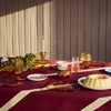Marimekko Unikko Shape Dark Red Serving Plate