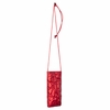 Marimekko Unikko Shiny Red Phone Pocket Shoulder Bag