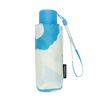 Marimekko Unikko Sky Blue / Off White Mini Manual Umbrella