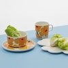 Marimekko Unikko White / Caramel / Orange Soup / Cereal Bowl