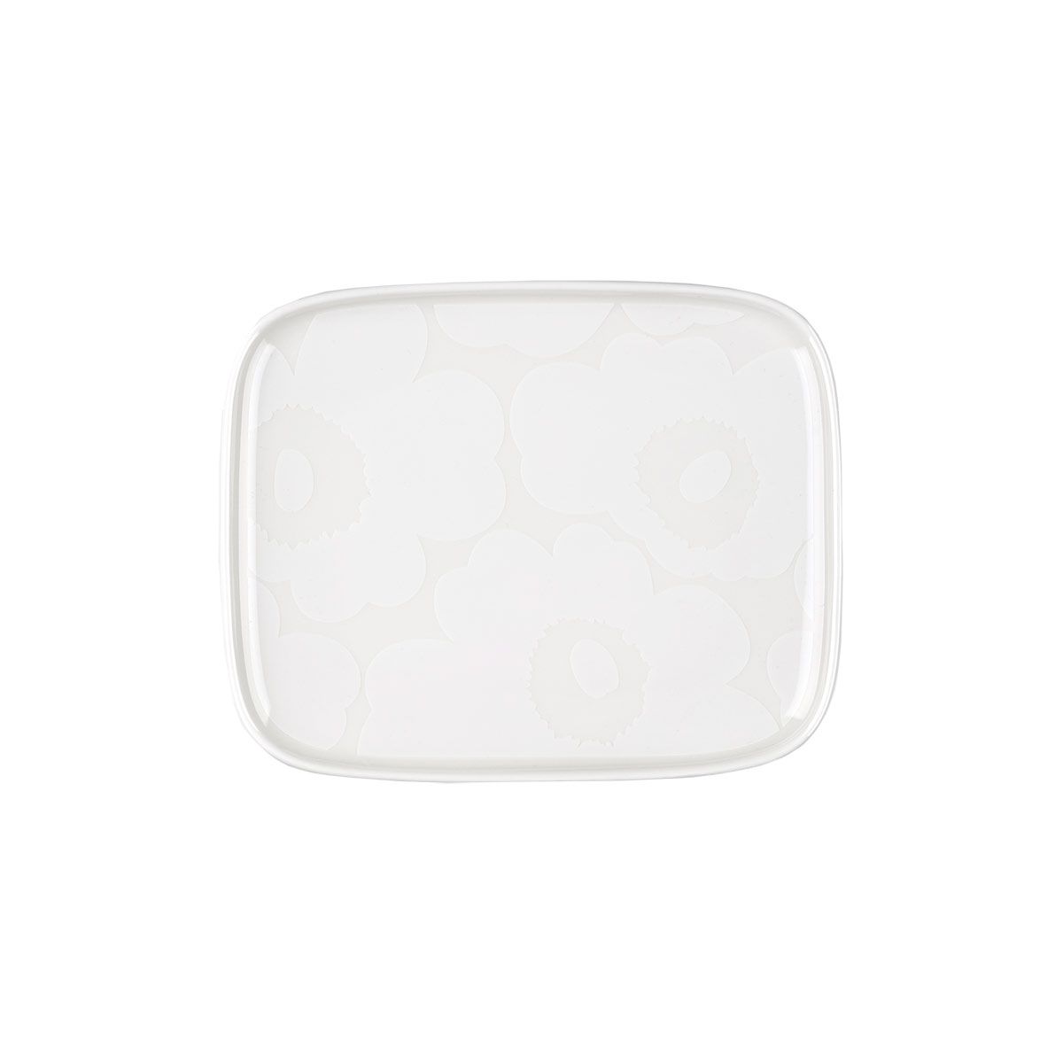 Marimekko Unikko White Small Plate Marimekko Unikko Dinnerware