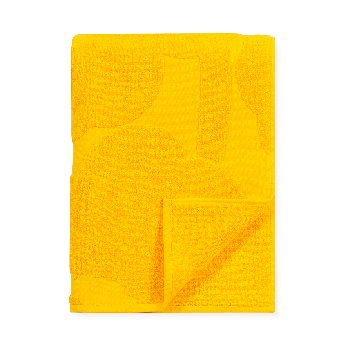 Marimekko Unikko Yellow Beach Towel Marimekko Unikko Yellow Bath Towels