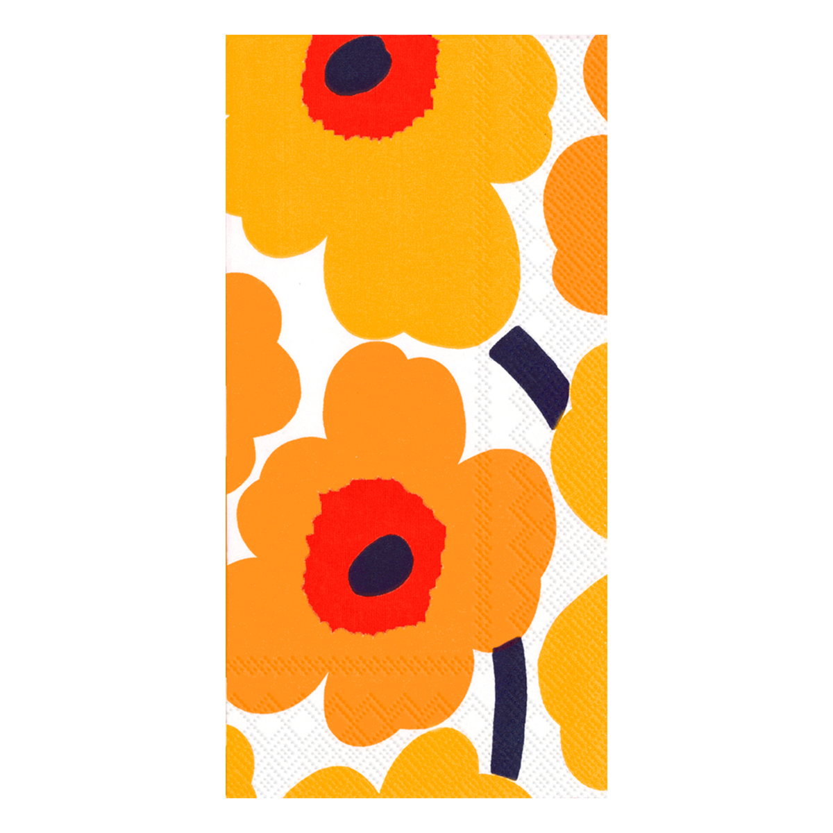 Marimekko Unikko Yellow / Red / Navy Buffet Napkins Marimekko Napkins