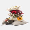 Marimekko Valssi Forest Green / Red Throw Pillow
