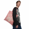 Marimekko Vankka Unikko Pink / Off White Kioski Tote Bag