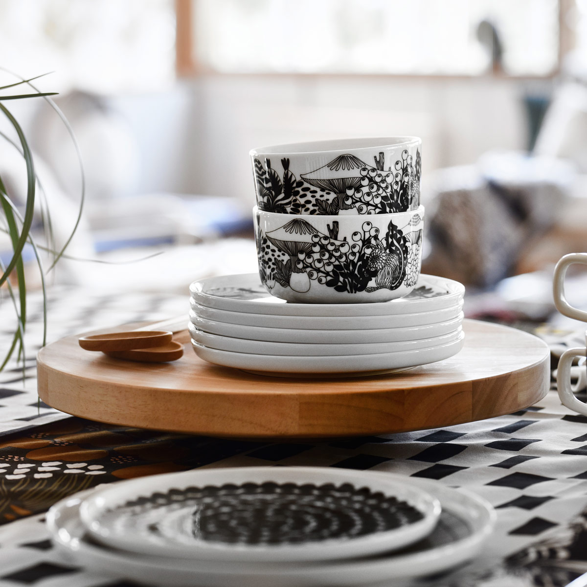 Marimekko Veljekset Finland 100 Soup / Cereal Bowl Finland 100th