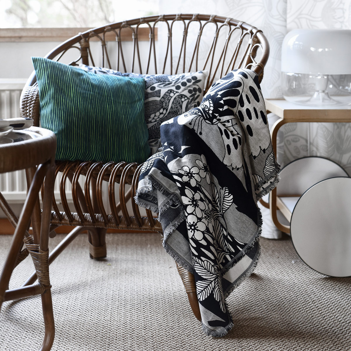 Marimekko Veljekset Finland 100 Throw Blanket Blankets