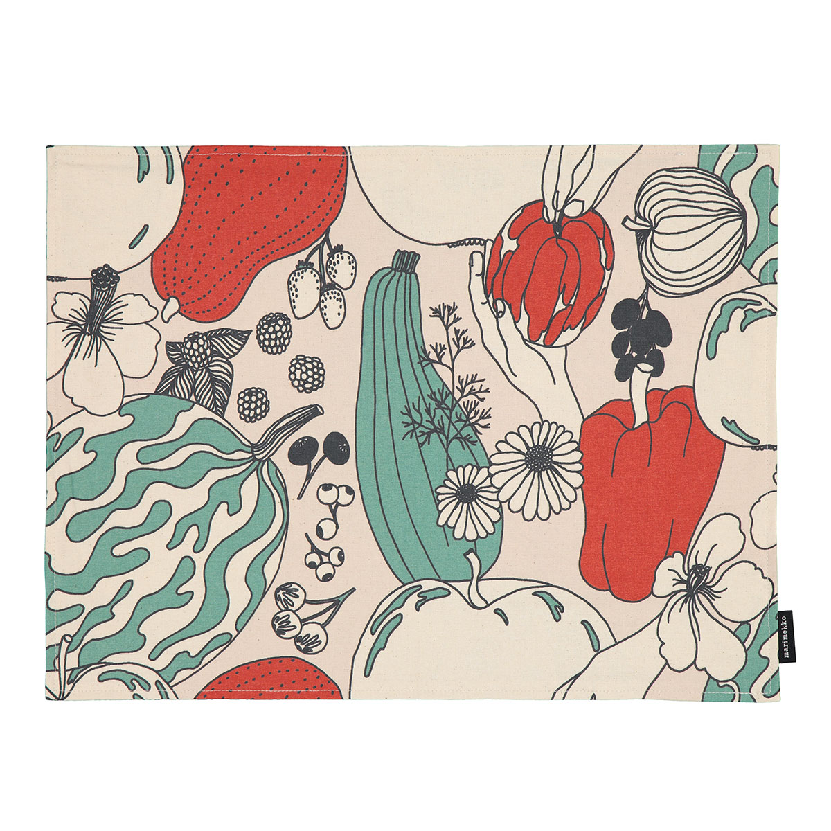 Marimekko Vihannesmaa Red / Green Placemat Placemats