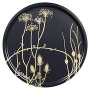 Marimekko Unikko Large Round Tin Tray - Marimekko Serving Trays