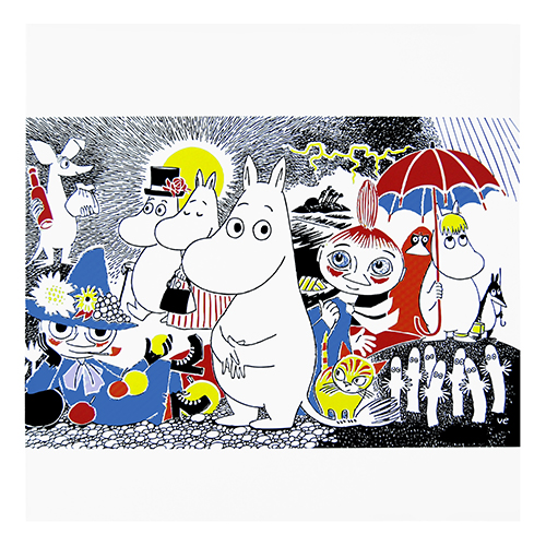 Yanoman 300 pieces Jigsaw Puzzle Moomin in the Flower