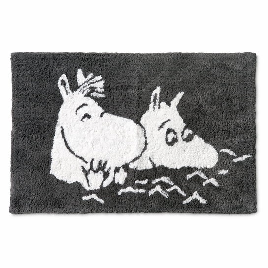 Moomin Riviera Grey Bathmat