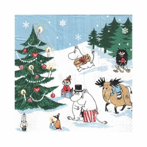 Moomin Winter Wonderland Cocktail Napkins