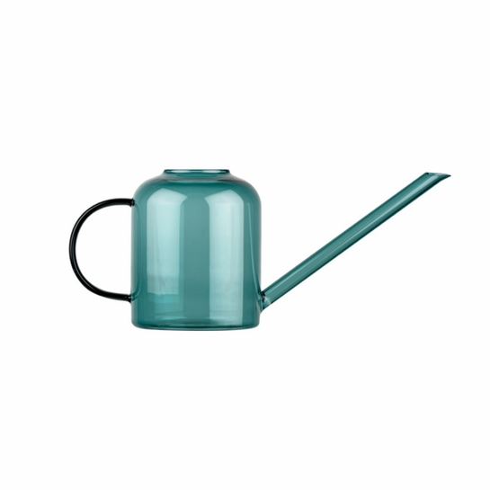 Muurla Teal Glass Watering Can Muurla