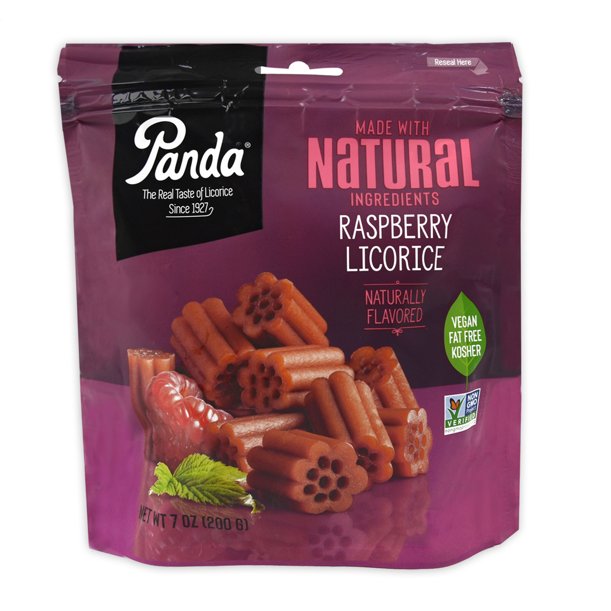 Panda Raspberry Licorice Bag 7 oz d