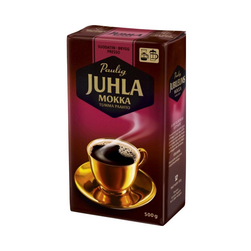 Paulig Juhla Mokka Coffee - Dark Roast - Paulig