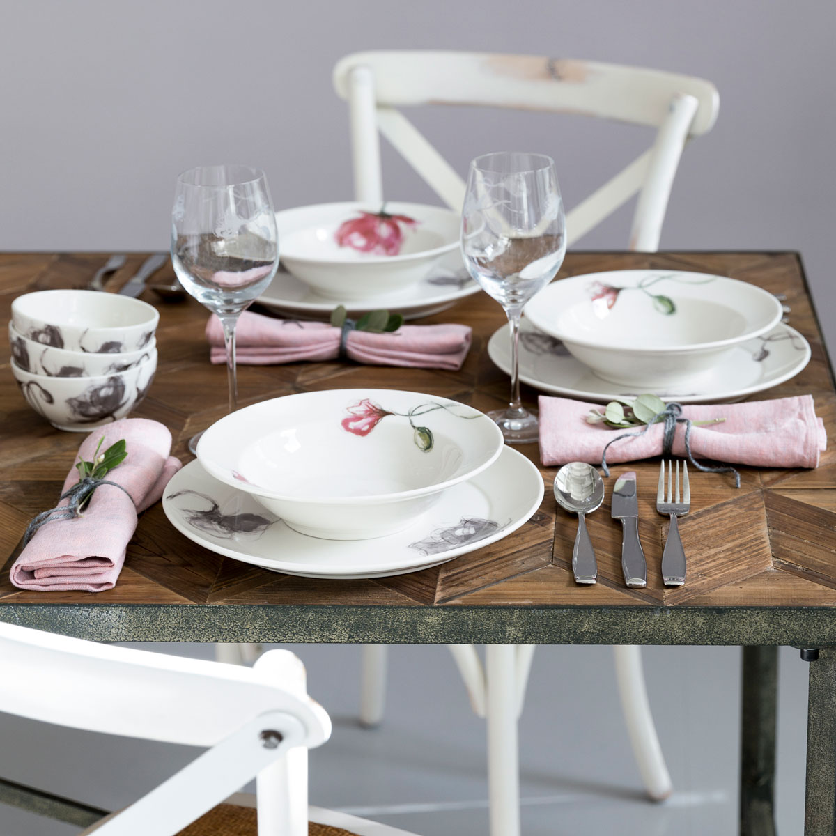 Pentik Eden Grey Dessert Bowl Pentik Eden Dinnerware