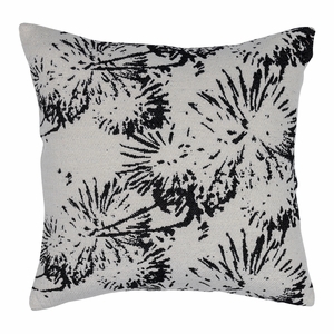 Pentik Havu Black / Light Grey Jacquard Throw Pillow