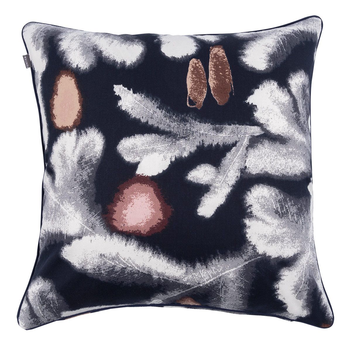 Pentik Huurre Dark Blue Throw Pillow Pentik Throw Pillows, Blankets, & Rugs