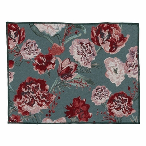 Pentik Kimara Green / Red Coated Tapestry Placemat