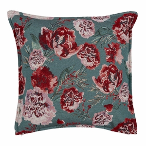 Pentik Kimara Green / Red Tapestry Throw Pillow