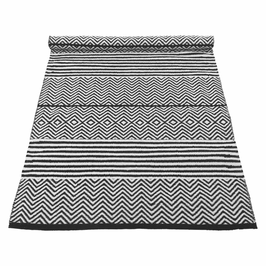 Pentik Laku Black Cotton Rug