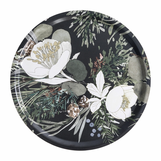 Pentik Sypressi Dark Green Serving Tray Pentik Holiday Clearance