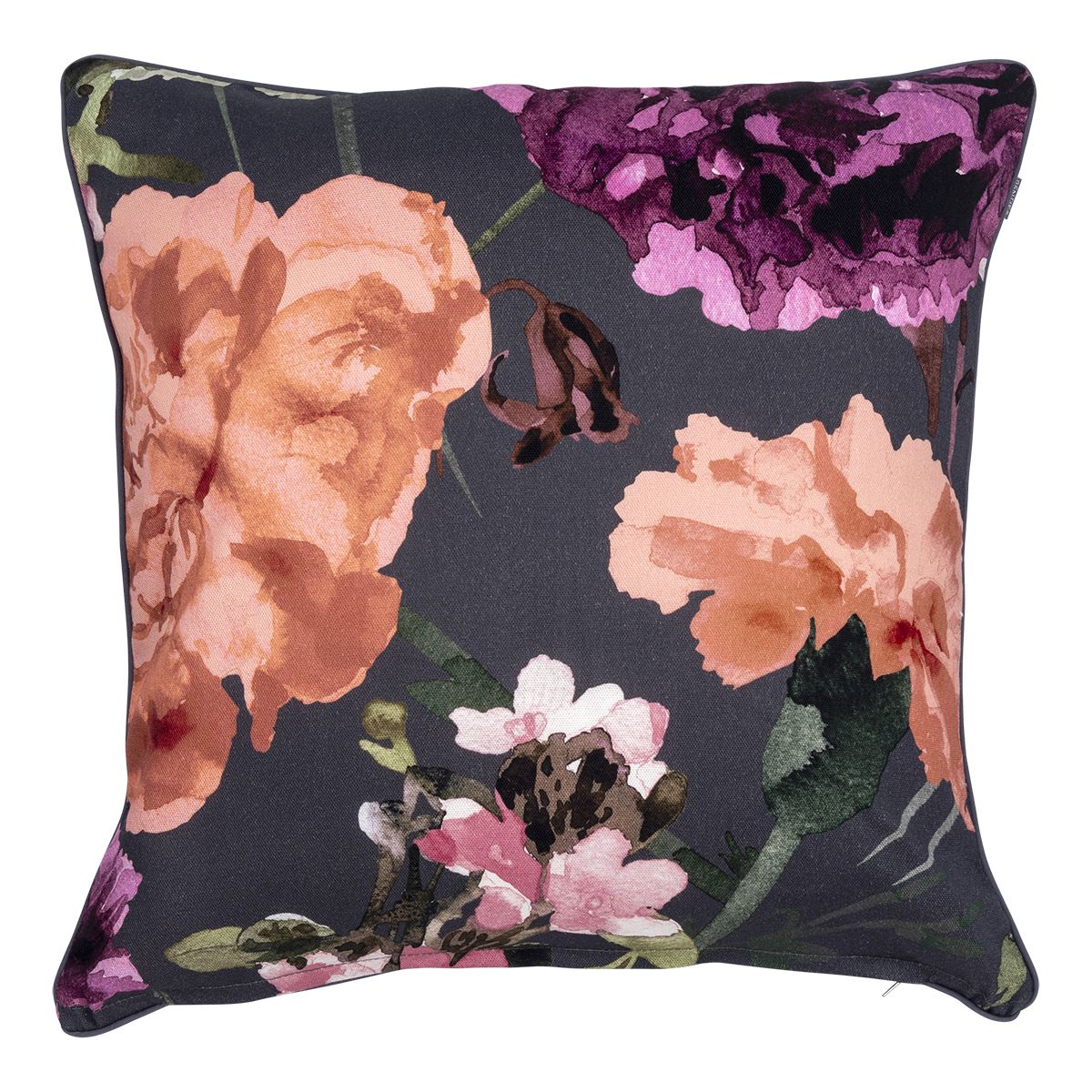 Pentik Valssi Dark Grey / Multicolor Throw Pillow New Arrivals