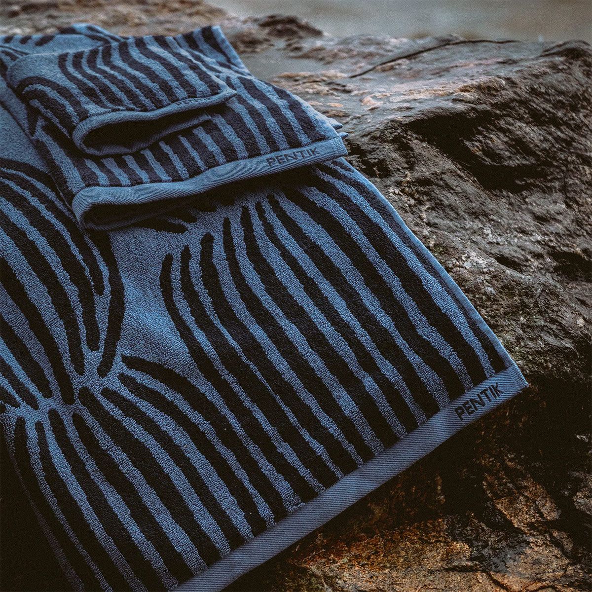 Pentik Vilja Blue Hand Towel New Arrivals