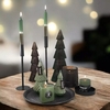 Puttipaja Metallic Green Tree Candle
