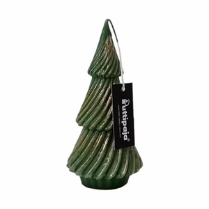 Puttipaja Metallic Green Tree Candle