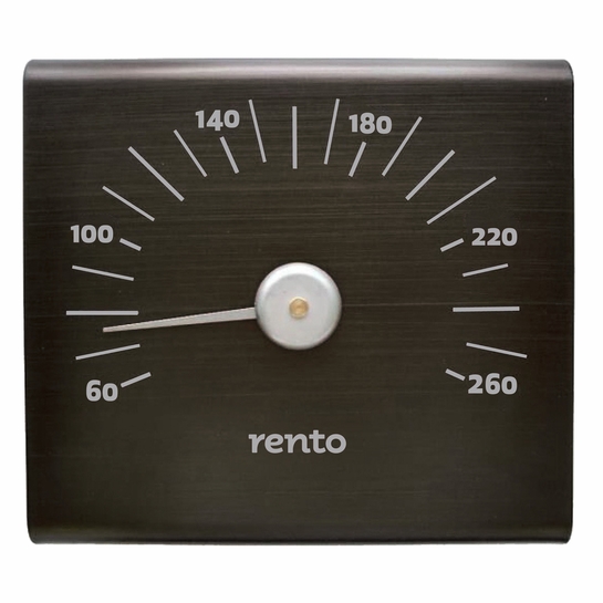 Rento Aluminum Sauna Thermometer (Fahrenheit) Sauna Thermometers