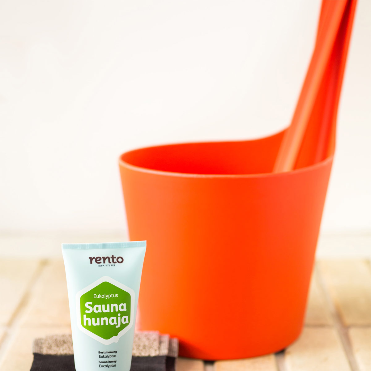 Rento Pisara Strawberry Sauna Bucket & Ladle Gift Set Rento Pisara