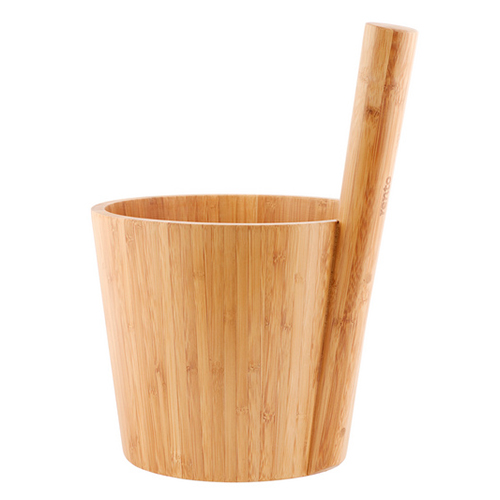 Rento Wood Sauna Bucket Bamboo Rento Wood Sauna Buckets & Ladles