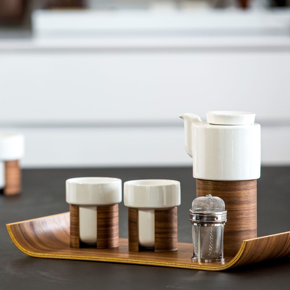 Tonfisk WARM White Serving Set Tonfisk Warm Collection