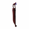 Wood Jewel Zebra Fixed Blade Knife