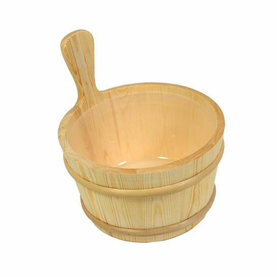Wood Sauna Bucket Birch Wood Sauna Bucket & Ladles Birch