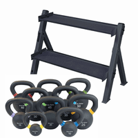 Body Solid 5-50lb Kettlebell Set W/Rack $949.99