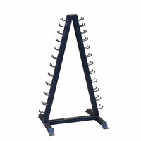 Body Solid GDR24B Vinyl/Neoprene Dumbbell Rack