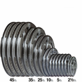 Body Solid Olympic Grip Weight Plate Set - 455lbs