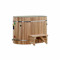 Dynamic Oval Barrel Tub Cold Plunge Pacific Cedar - Without Chiller $2,299.00
