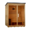 Golden Designs GDI-8003-01  inchArlberg inch 3 Person Traditional Outdoor Steam Sauna - Flat Roof Gallery Image 3