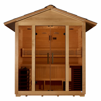 Golden Designs GDI-8105-01  inchVorarlberg inch 5 Person Traditional Outdoor Sauna $6,999.00